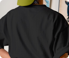 DuckDuckGo Dark Mode t-shirt, back